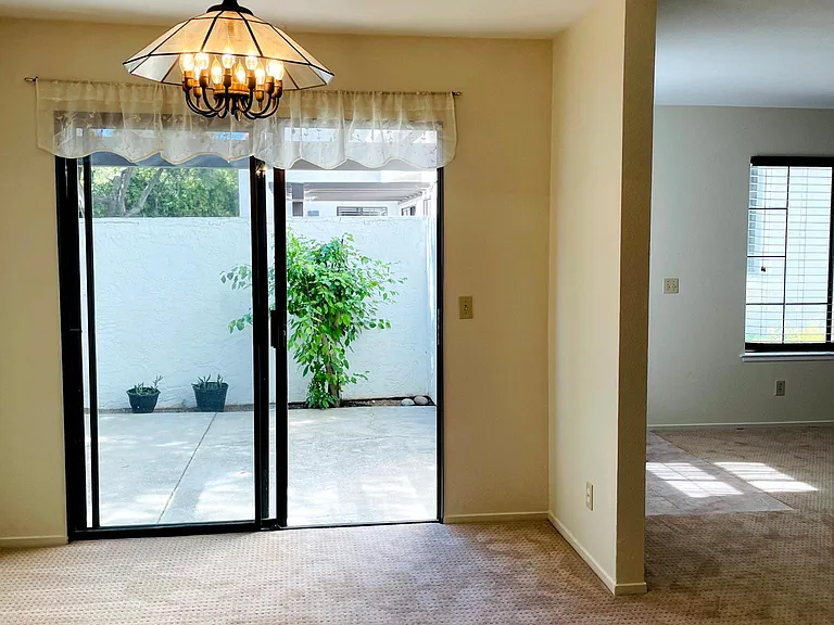 Dining Room / Fully Enclosed Private Patio