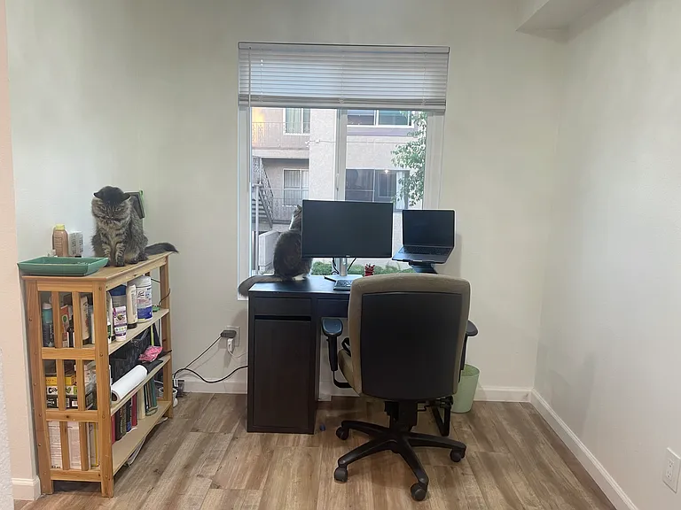 Desk will be gone upon move-in; space open to your own setup.