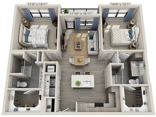Floor plan B1