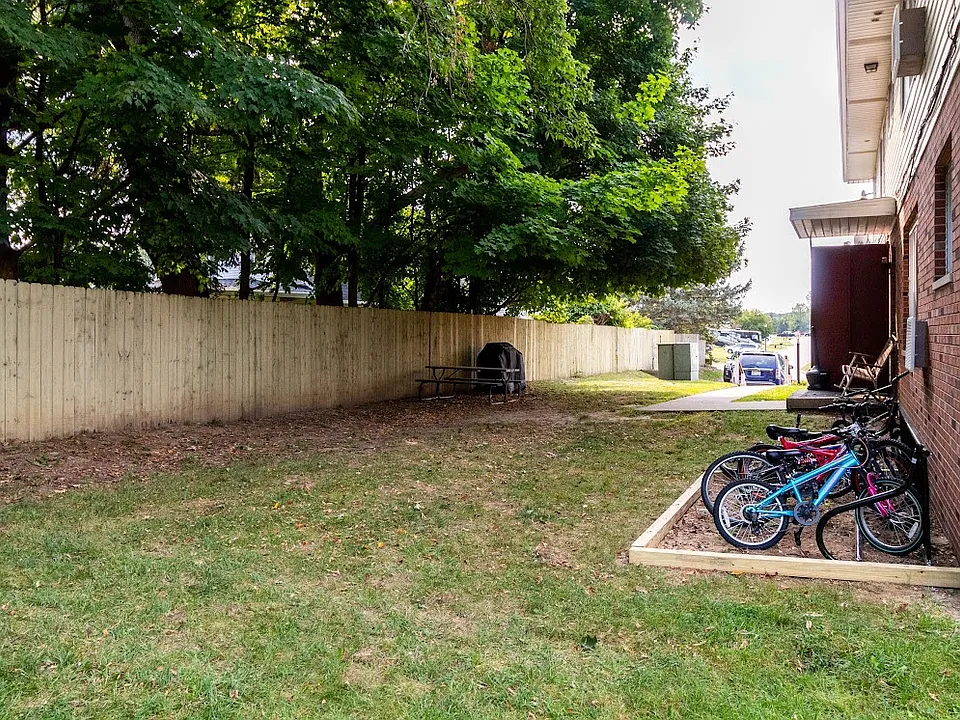 Common Area and Bike Rack