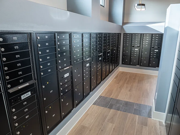 Mail Room with Parcel Locker System