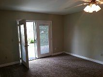 family room onto the patio