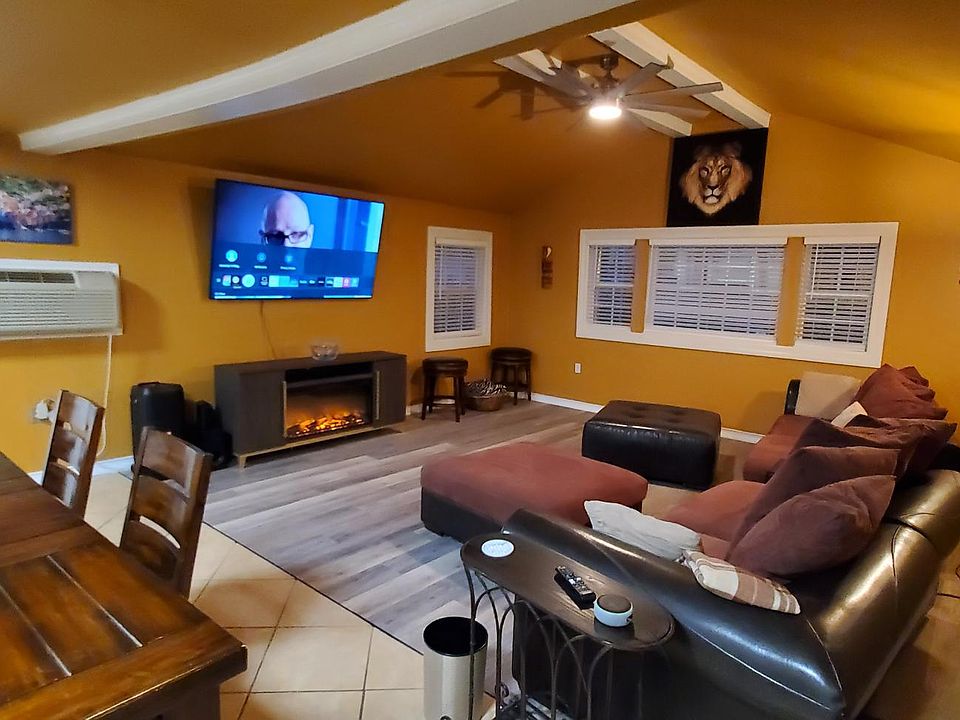 Den and dining area