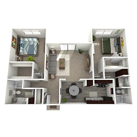 Floor plan Sycamore II (B3A)