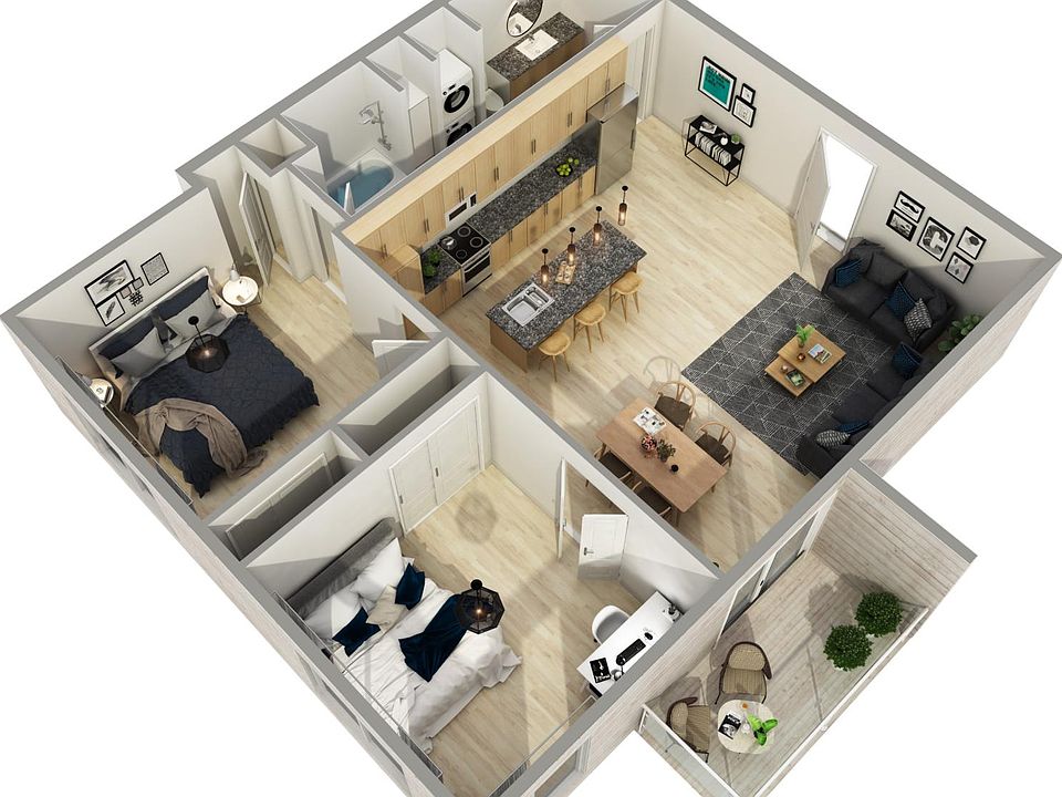 2BR x 1BATH