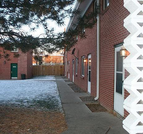 Front of the building