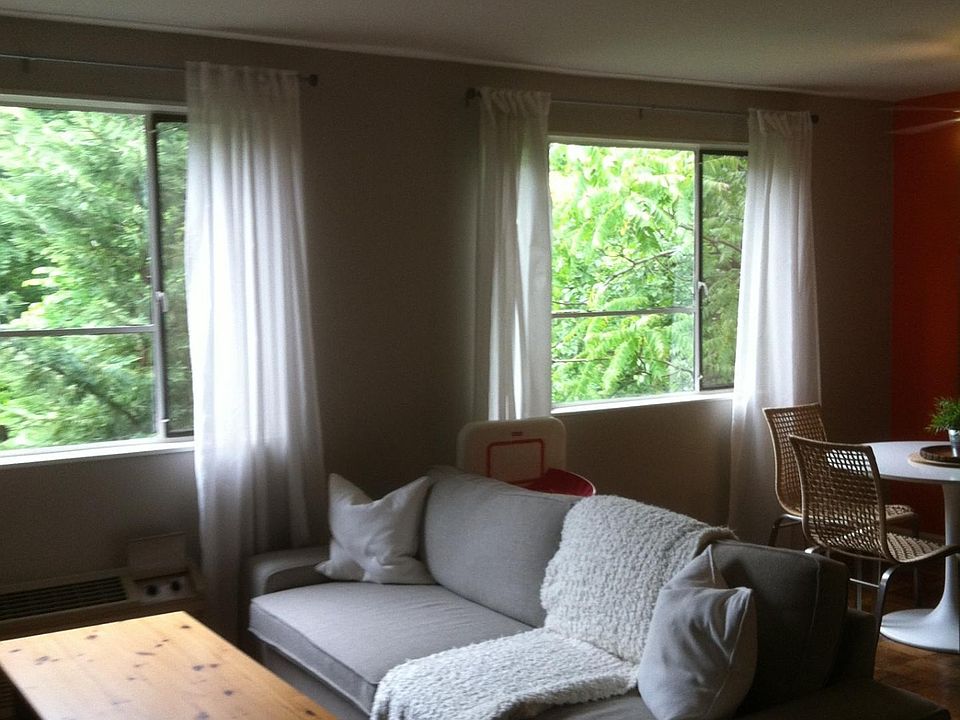 Living room and dining area