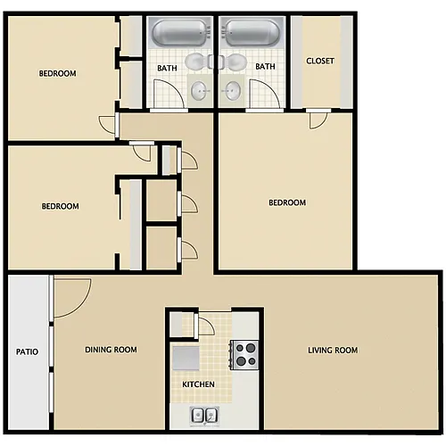 Floor plan C1