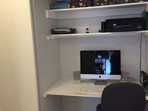 built in home office 