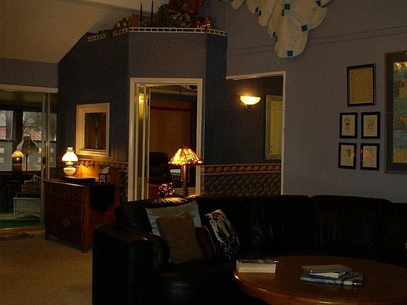 Greatroom with cathedral ceilin