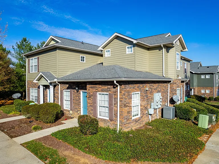 Building exterior and landscaping
