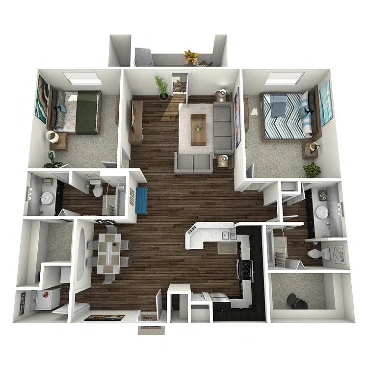 Floor plan B3