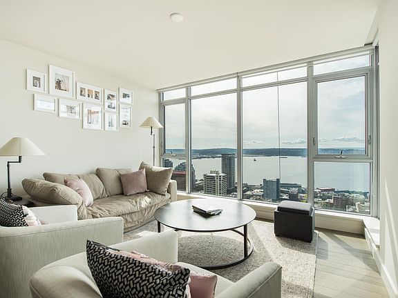 Living Room with gorgeous west facing views