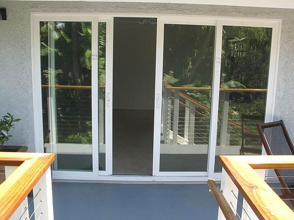 Entry - Sliding glass doors