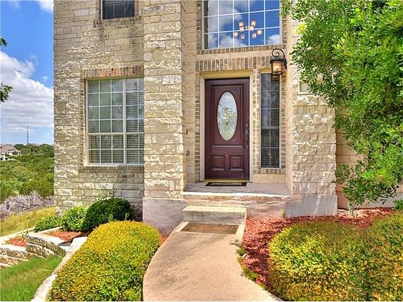Elegant front door entry to this beautiful home with gorgeous views.