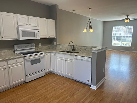 Kitchen, dining and living room