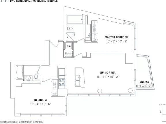 2nd image of 306 W 48th St APT 39C