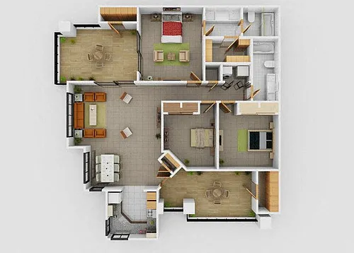 Floor plan Chopin