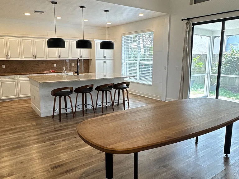 View into the kitchen area.