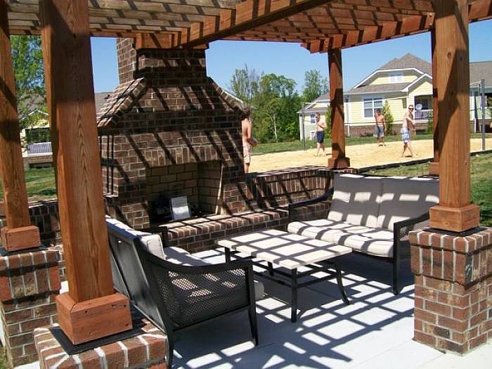 Outdoor Fireplace