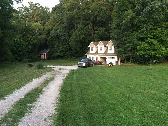 Halfway down driveway