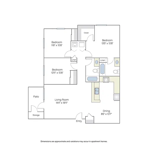 Floor plan C1