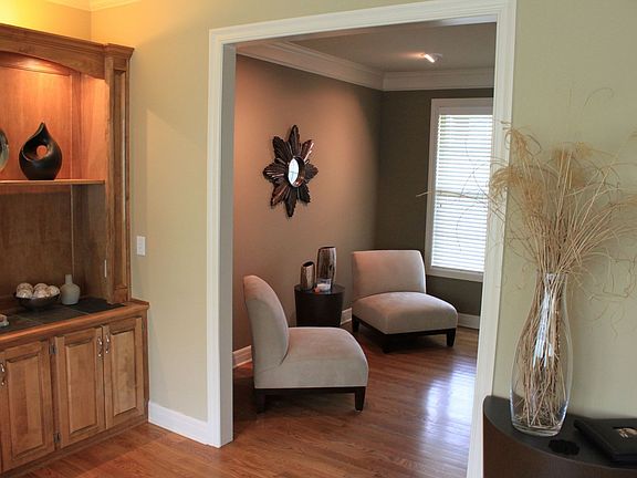 Sitting room or den off from the living room