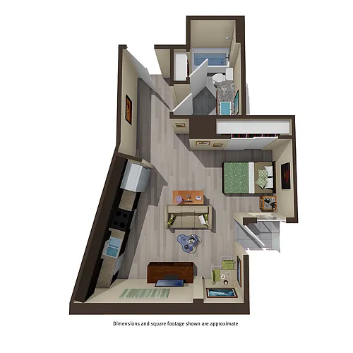 Floor plan Studio - L
