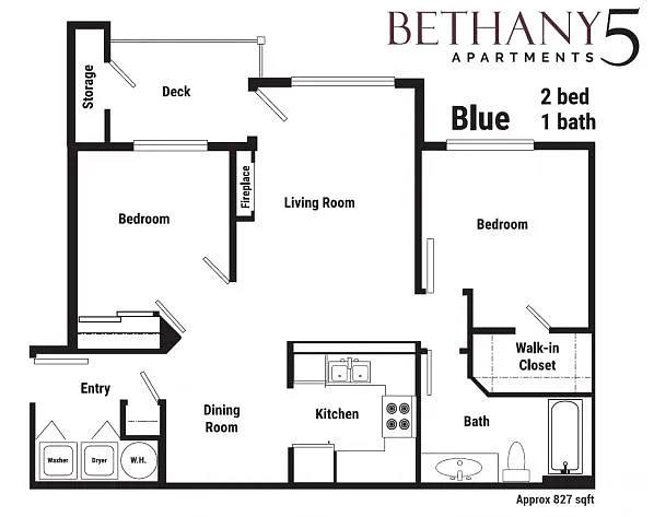 Floor plan Blue