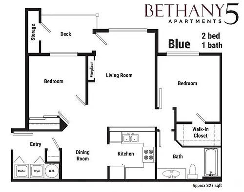 Floor plan Blue