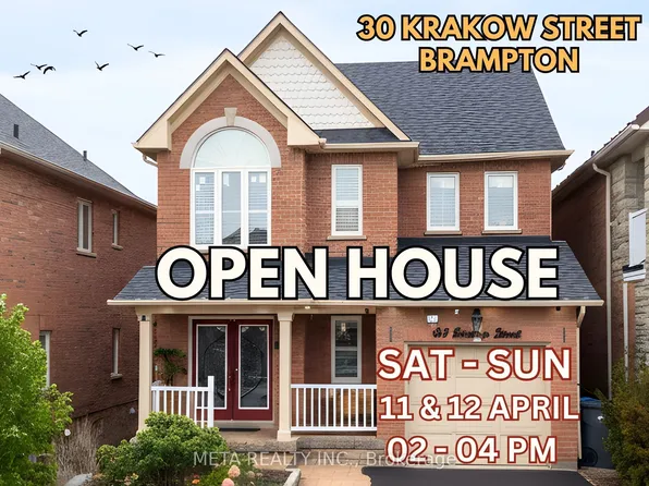 30 Krakow St, Brampton, ON L6Y 0K7