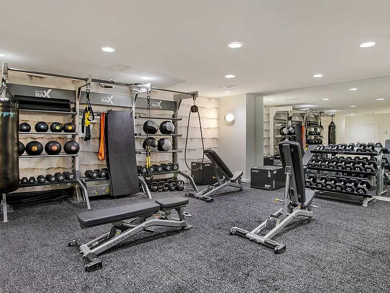 Newly renovated fitness center