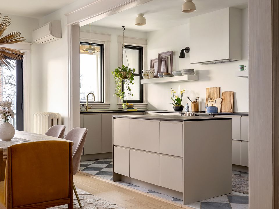 Open dining room and kitchen