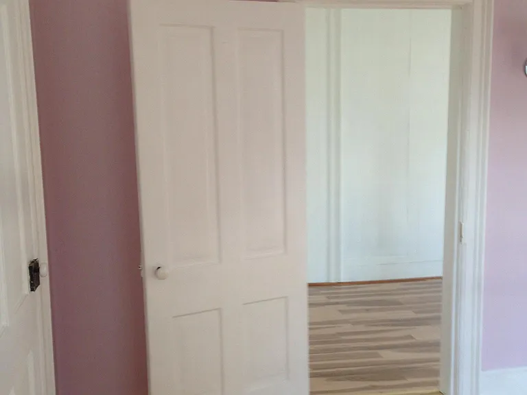 Looking into bedroom