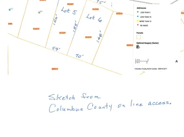 Lot 5&6 Sandwall Street, Tabor City, NC 28463