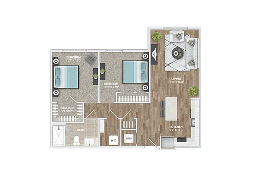 Floor plan B23A