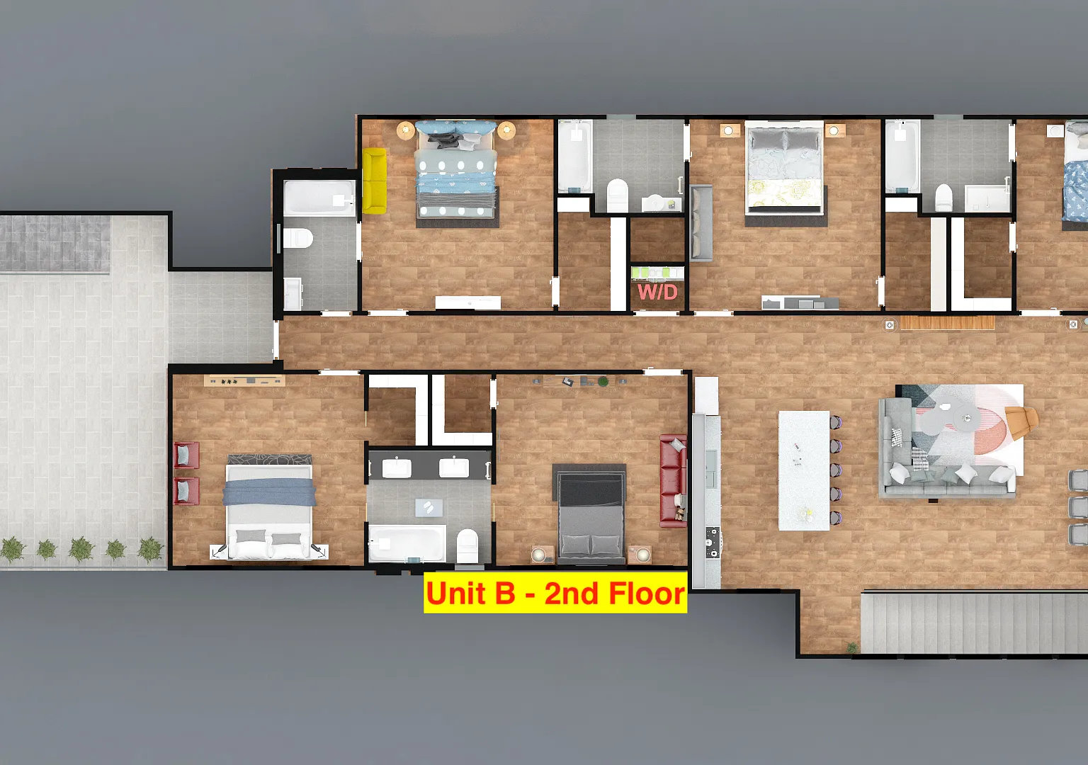 1 bed, 2200 sqft, $695 — Photo 2