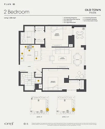 Floor plan Plan B3