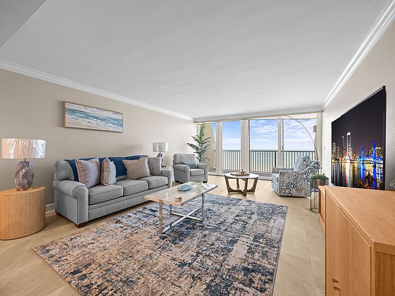 family room downstairs overlooking ocean