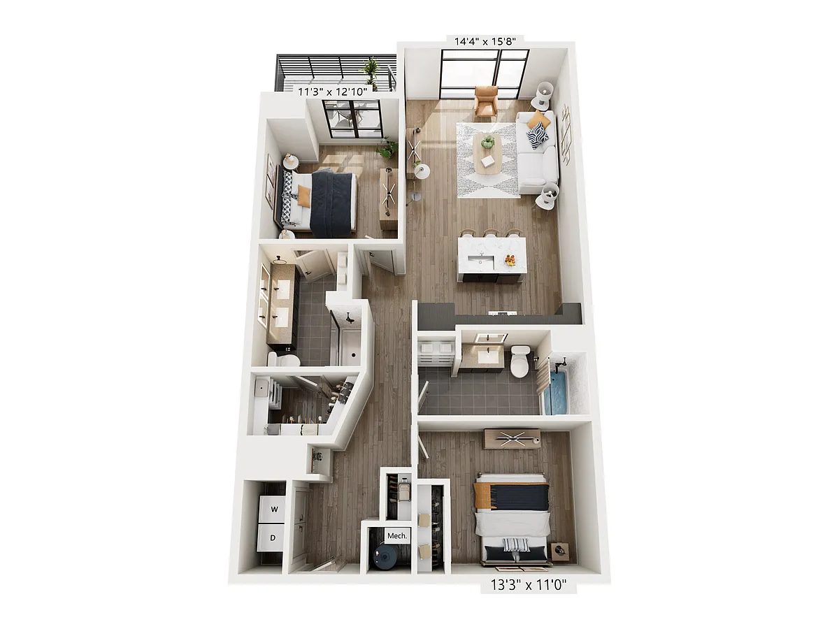 Floor plan Wisteria