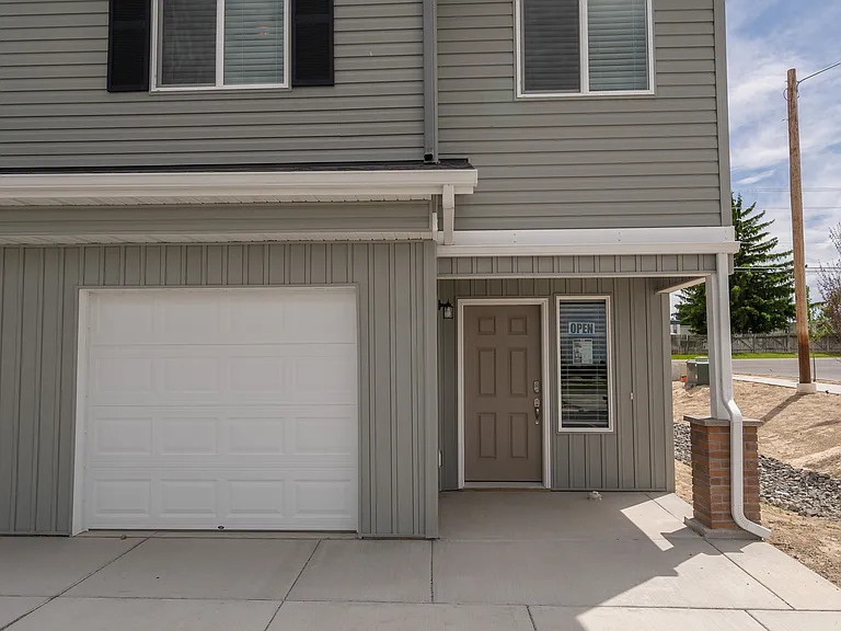 Exterior garage