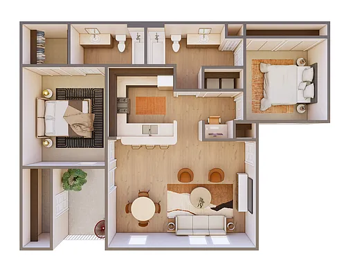 Floor plan Houston