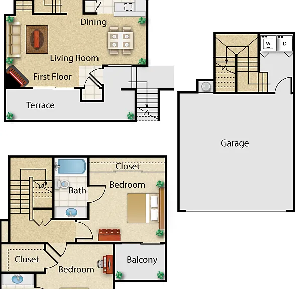 St. Tropez Floorplan Diagram