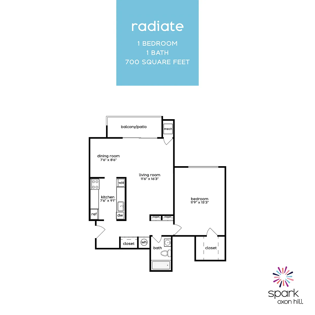 Floor plan Radiate
