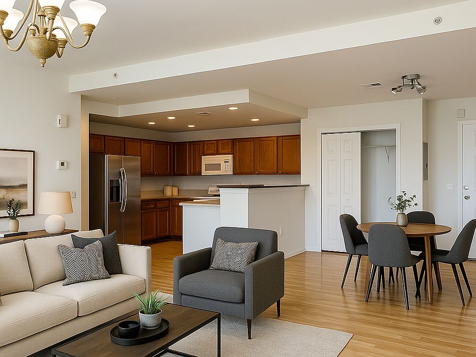 Furnished Living and Dining Room