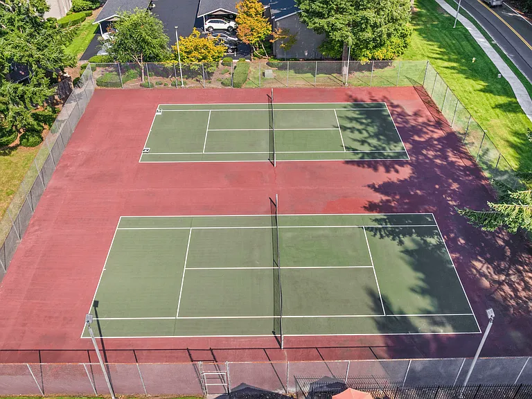 Stay active on our community tennis courts.