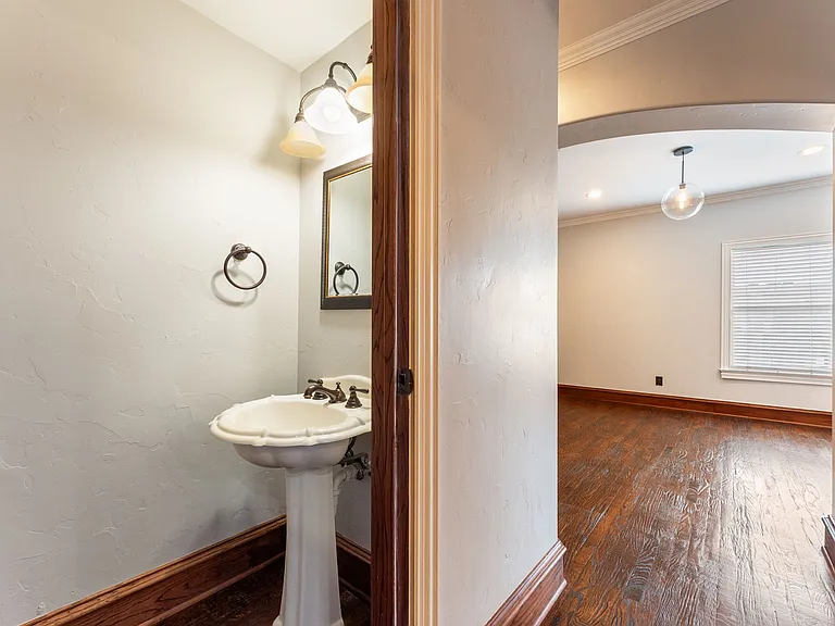Half-bath on second floor