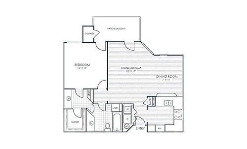 Floor plan Amore Tower III