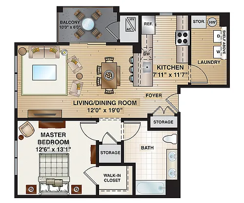 Floor plan Cambridge