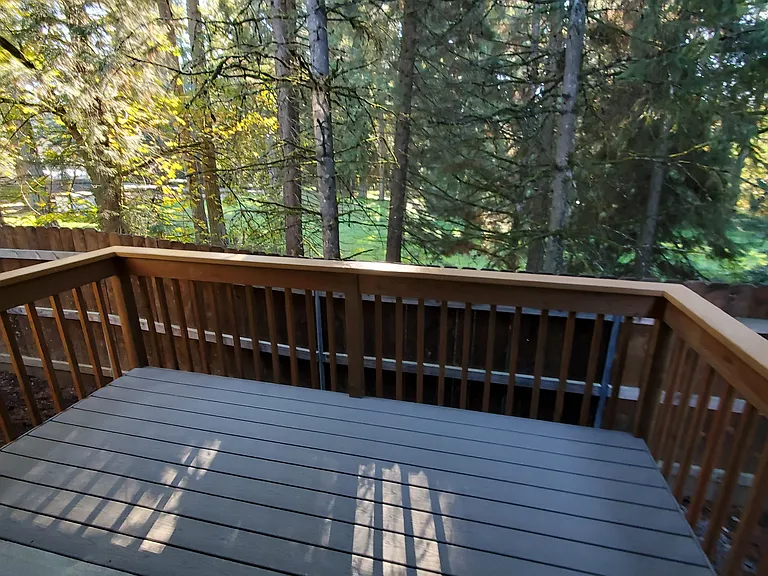 Back yard deck